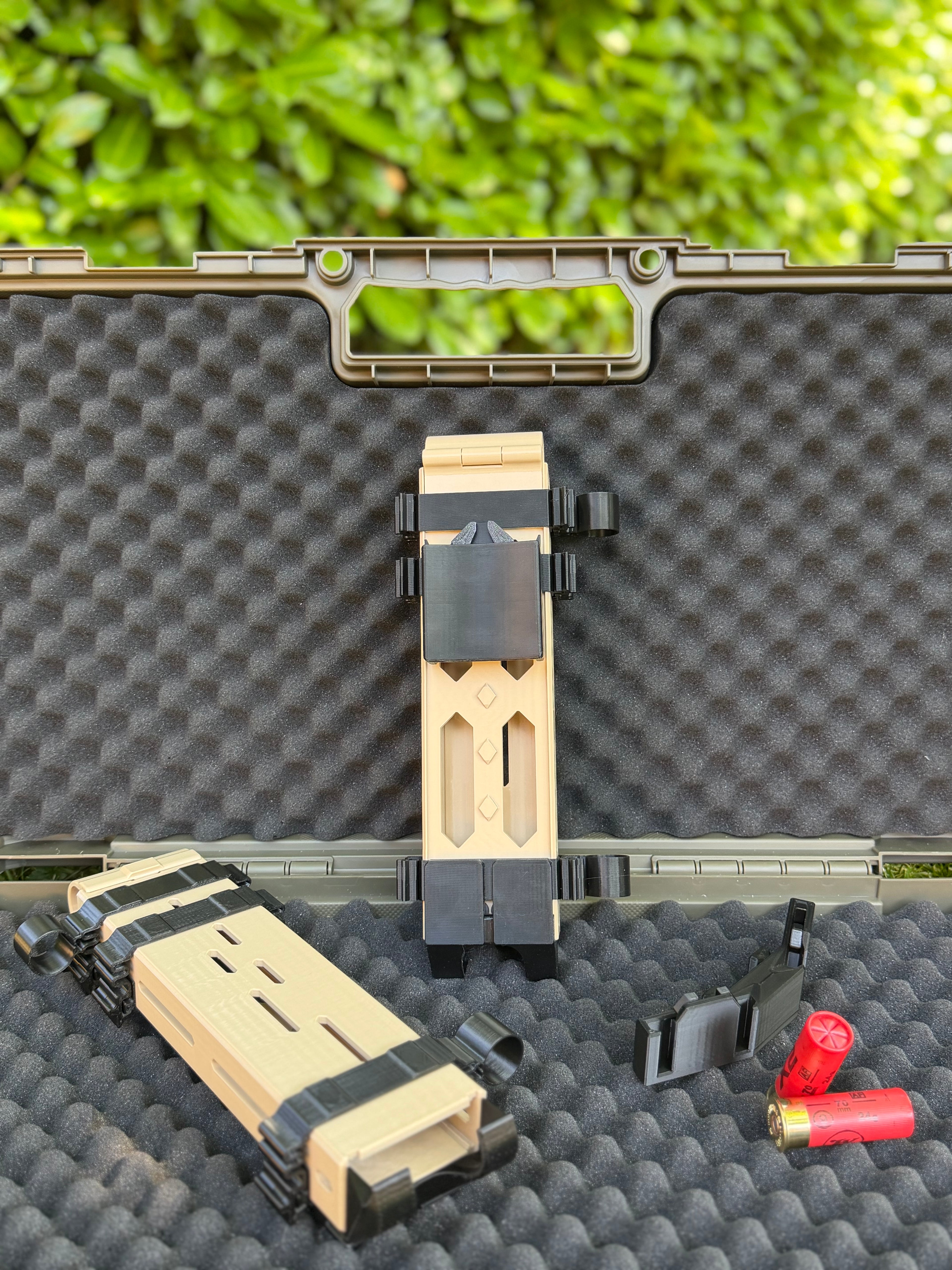 Shell Holder Duo + Belt Clip (Cal 12)