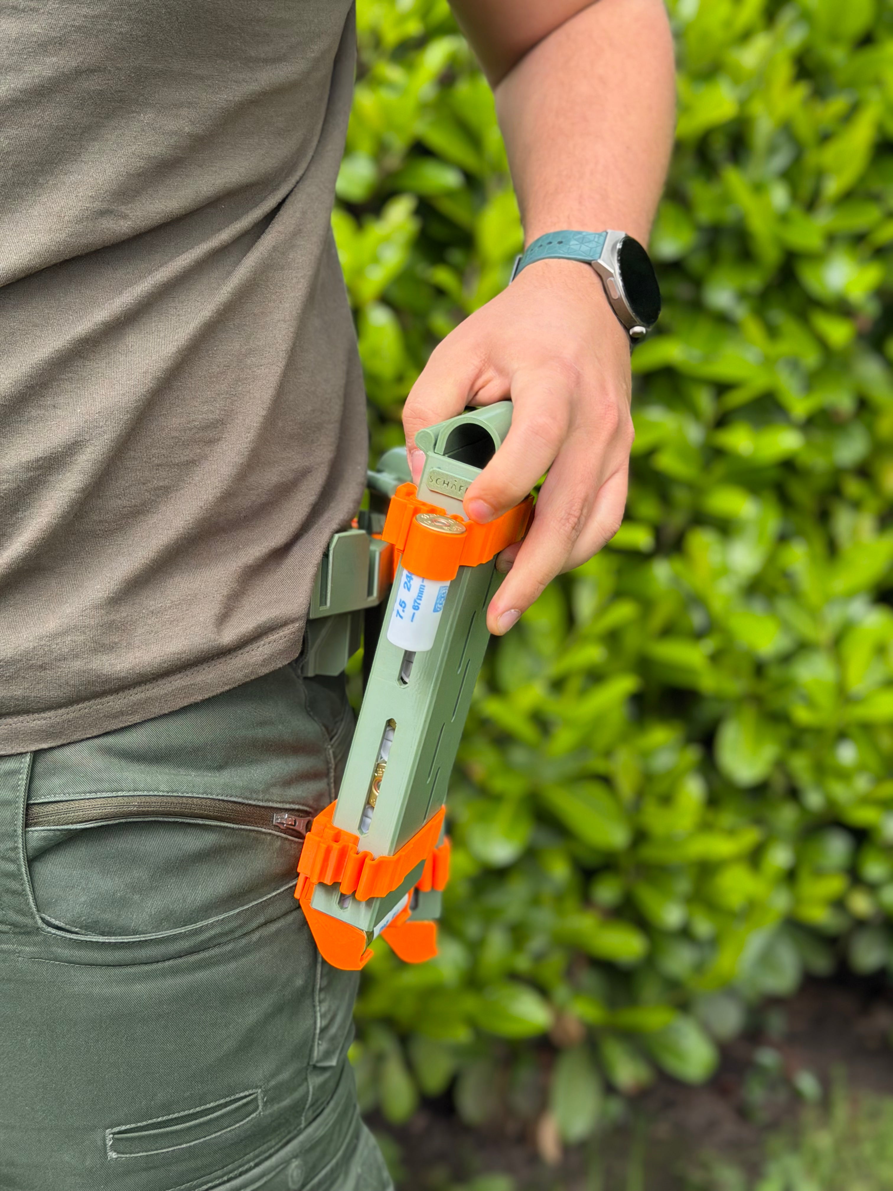 Shell Holder Duo + Belt Clip (Cal 12)