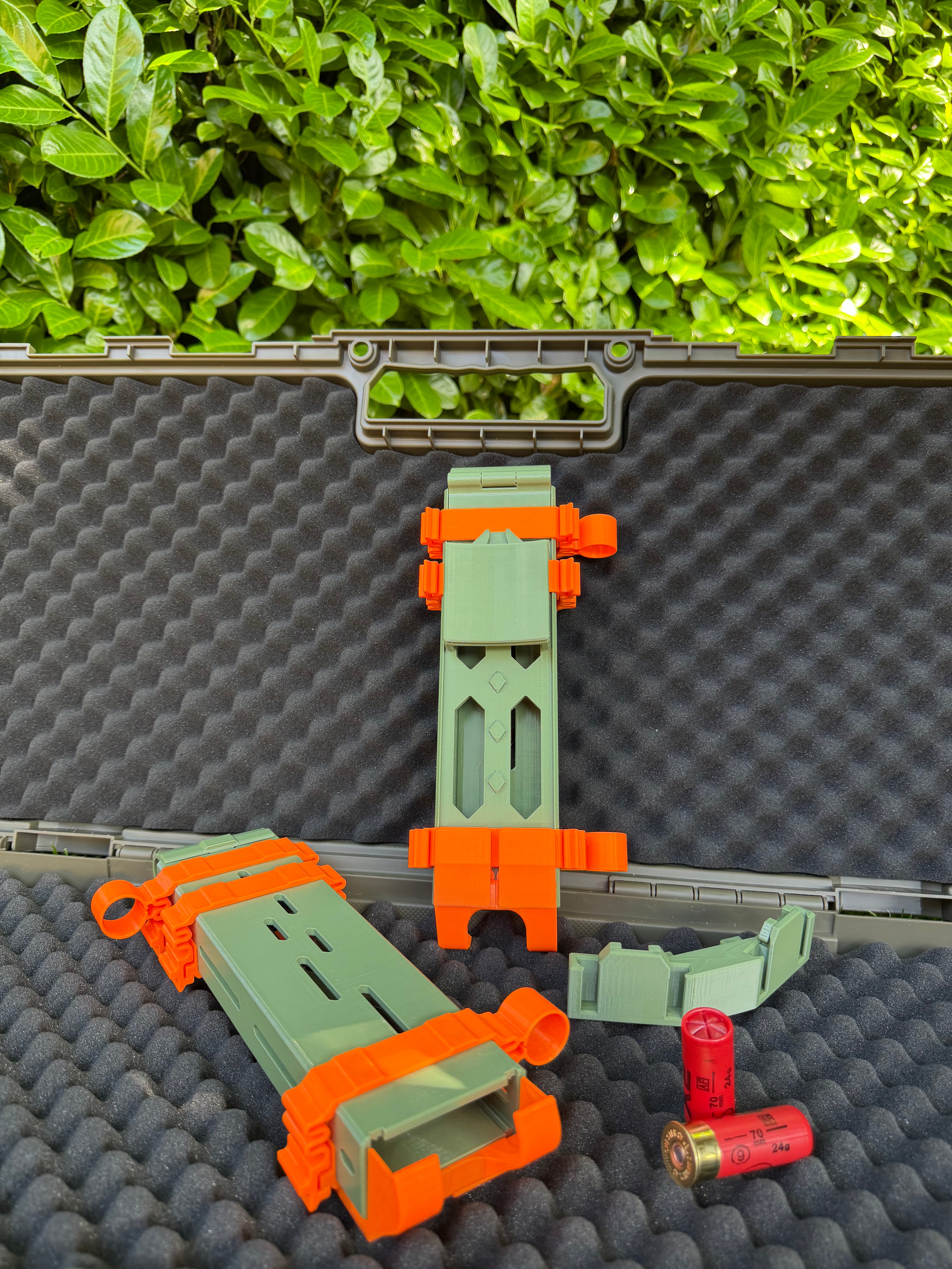 Shell Holder Duo + Belt Clip (Cal 12)