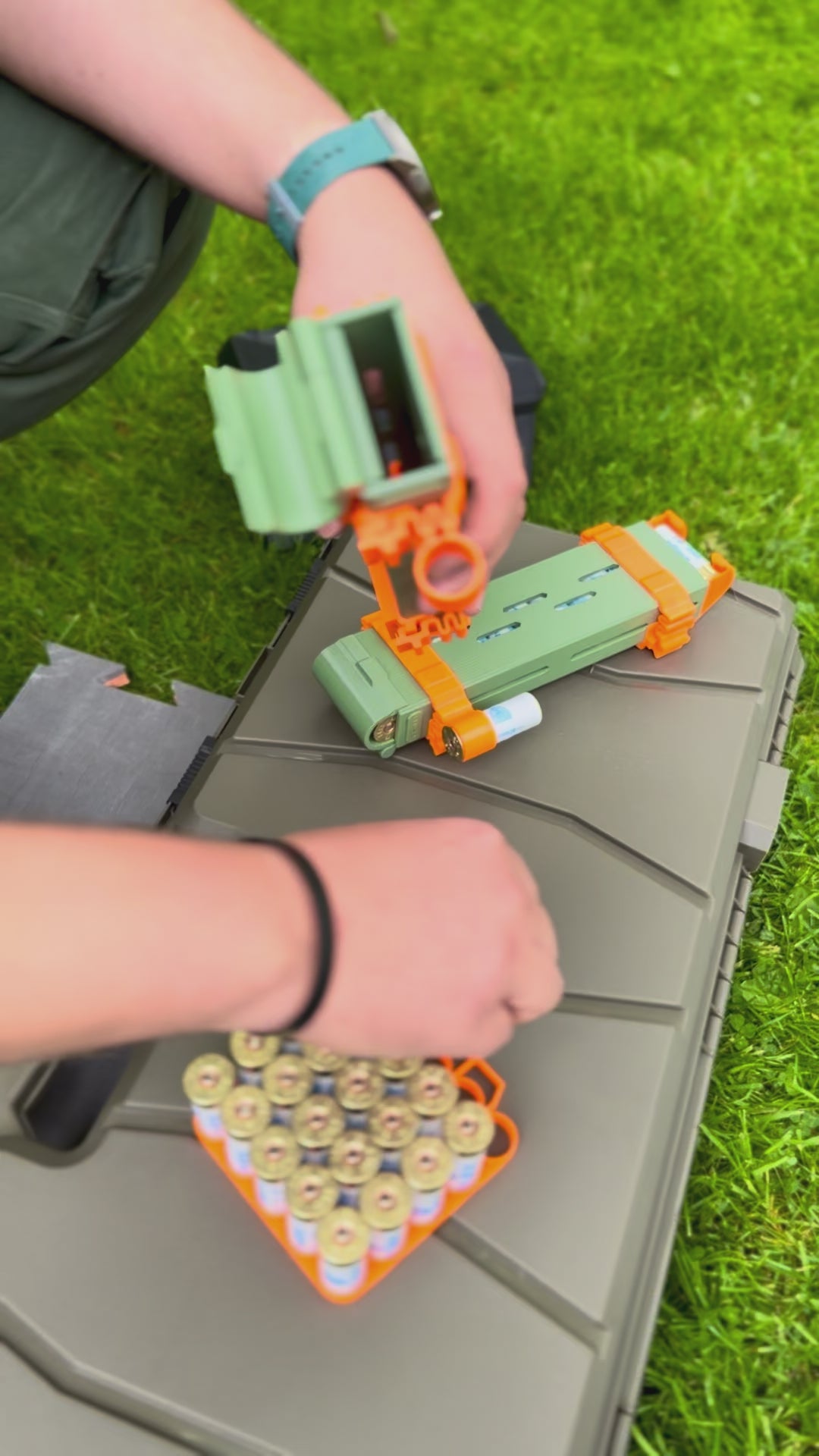 Shell Holder Duo + Belt Clip (Cal 12)